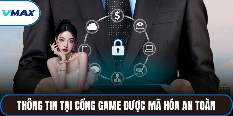 Thông tin tại cổng game được mã hóa an toàn